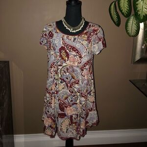 Anthropologie Silence + Noise Floral Dress